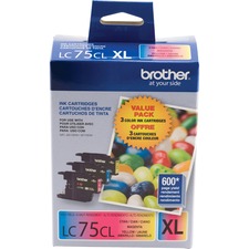 Brother Innobella LC753PKS Original Inkjet Ink Cartridge - Cyan, Magenta, Yellow - 3 / Pack - Inkjet - Cyan, Magenta, Yellow - 3 / Pack