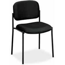 Basyx by HON Scatter Stacking Guest Chair Black