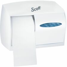 Scott Coreless Standard Roll Toilet Paper Dispenser White