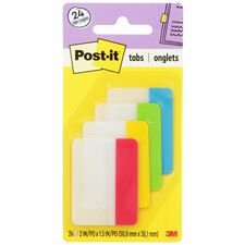 Post-it Durable Tabs - Primary Colors