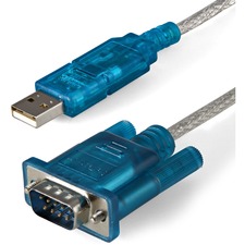 StarTech.com 3ft USB to RS232 DB9 Serial Adapter Cable