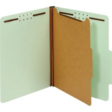 Pendaflex 2/5 Tab Cut Letter Recycled Classification Folder gray green product image
