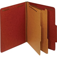 Pendaflex 2/5 Tab Cut Letter Recycled Classification Folder red product image