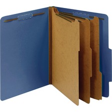Pendaflex 2/5 Tab Cut Letter Recycled Classification Folder dark blue product image
