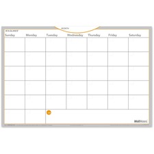 At-A-Glance WallMates Monthly Planning Surface - Monthly - 12" x 18" Sheet Size - White - 1 Each