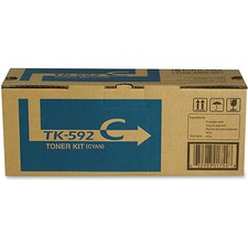 Kyocera TK-592C Original Laser Toner Cartridge