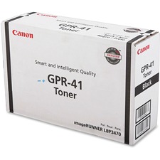 Canon GPR-41 Original Laser Toner Cartridge - Black - 1 Each - 6400 Pages