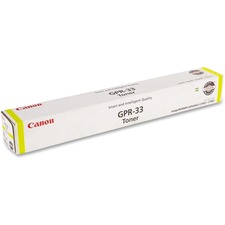 Canon GPR-33 Original Laser Toner Cartridge - Yellow - 1 Each - 52000 Pages