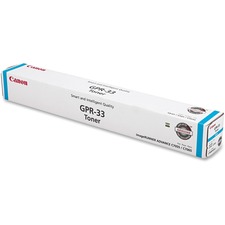 Canon GPR-33 Original Laser Toner Cartridge - Cyan - 1 Each - 52000 Pages