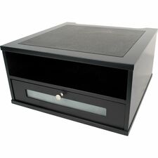 Victor Midnight Black Collection Wood Monitor Riser