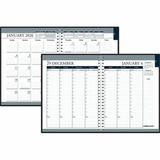 House of Doolittle Tabbed Wirebound Weekly Monthly Planner