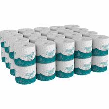 Angel Soft Professional Series Embossed Toilet Paper - 2 Ply - 4" Width x 4.05" Length - 450 Sheets/Roll - White - Fiber - 40 / Carton