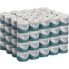 Angel Soft Professional Series Embossed Toilet Paper - 2 Ply - 4 inch Width x 4.05 inch Length - 450 Sheets/Roll - White - 80 / Carton