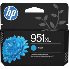 HP 951XL (CN046AN) Original Inkjet Ink Cartridge - Cyan - 1 Each - 1500 Pages