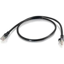 C2G 1 ft Cat6 Snagless UTP Unshielded Network Patch Cable Black