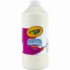 Crayola Washable Tempera Paint - White - 2 lb