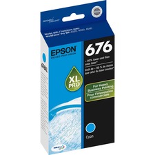 Epson DURABrite Ultra 676 Original Inkjet Ink Cartridge - Cyan