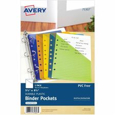 Avery Mini Binder Pockets Assorted