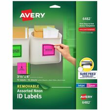 Avery Multipurpose Label 3 21/64 x 4 inch 5 Pack