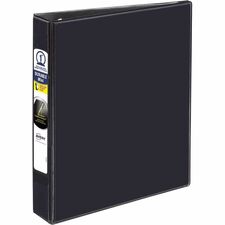 Avery Durable View Binder 1 inch Round Rings 5.5 x 8.5 Black