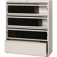 Lorell Fortress Series Lateral File putty 4 drawer 42 inch