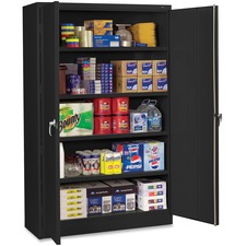 Tennsco Jumbo Storage Cabinet Black