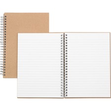 Nature Saver Hardcover Twin Wire Notebooks - 80 Sheets