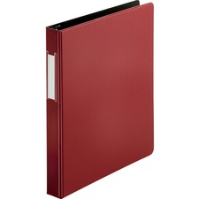 Business Source Slanted D-ring Binders Burgundy