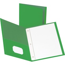 Business Source Letter Recycled Pocket Folder Green