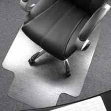 Floortex Polycarbonate Lipped Chair Mat for Carpets up to 1/2 inch