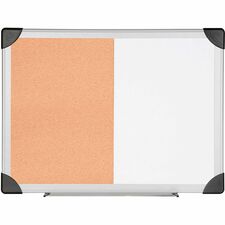 Lorell Combo Dry-Erase Cork Board 18 x 24