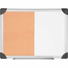 Lorell Combo Dry-Erase Cork Board 24 x 36
