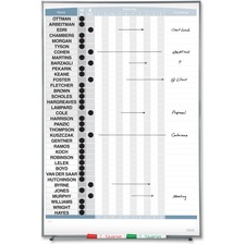Quartet Matrix 36-employee In Out Board