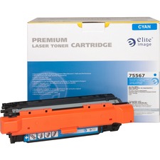 Elite Image Remanufactured Laser Toner Cartridge 504A (CE251A) - Cyan - 1 Each - 7000 Pages