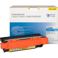 Elite Image Remanufactured Laser Toner Cartridge 504A CE252A Yellow