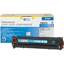 Elite Image Remanufactured Laser Toner Cartridge 128A CE321A Cyan