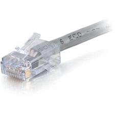 C2G 5 ft Cat6 Non Booted Plenum UTP Unshielded Network Patch Cable Gray