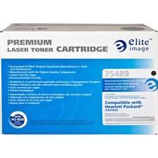Elite Image Remanufactured MICR Laser Toner Cartridge 55A CE255A