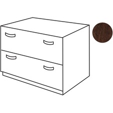 Bush Business Furniture Series C36W 2 Drawer Lateral File in Mocha Cherry
