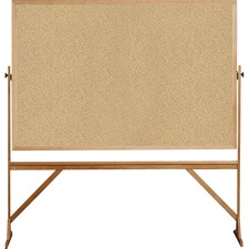 Ghent Reversible Cork Bulletin Board with Wood Frame