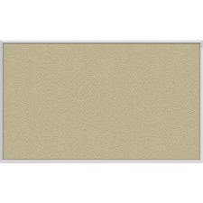 Ghent Vinyl Bulletin Board with Aluminum Frame 48 by 10 ft Caramel