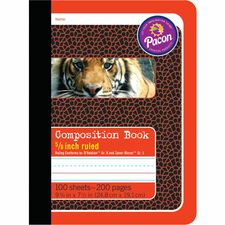 Pacon Primary Journal Dotted Midline Comp Book red cover