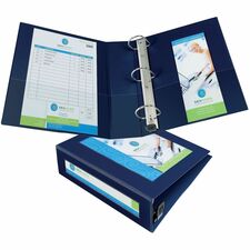 Avery Heavy-Duty Framed View 3-Ring Binder navy blue