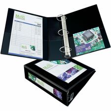 Avery Heavy-Duty Framed View 3-Ring Binder, 3 inch EZD Rings, Black