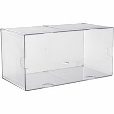 Deflecto Stackable Cube Organizer