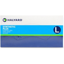 Halyard Synthetic Plus PF Vinyl Exam Gloves Large