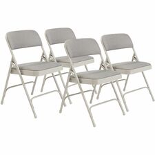National Public Seating 2200 Series Folding Chair Graystone