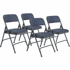 National Public Seating 2200 Series Folding Chair Imperial Blue