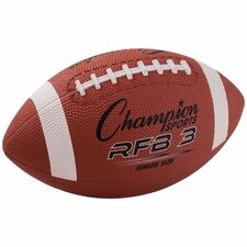 Champion Sports Junior Rubber Football - 10.50" - Junior - Rubber - 1 Each