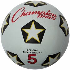 Champion Sports Rubber Soccer Ball Size 5